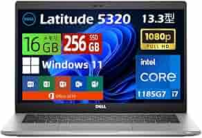 デル Latitude5320/i7-1185G7/16・512G/タッチパネル デル Latitude5320/i7-1185G7/16・512G/タッチパネル